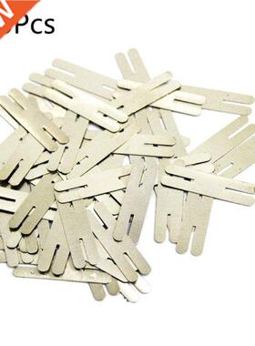 100pcs 0.2x30x8mm Nickel Plated Steel Strap eets for Batte