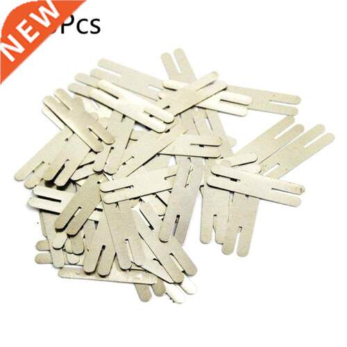 100pcs 0.2x30x8mm Nickel Plated Steel Strap eets for Batte