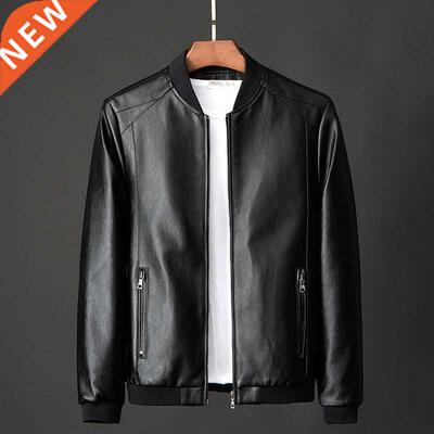 Men's jackets leather bomber jacket leather for men's 2020 n
