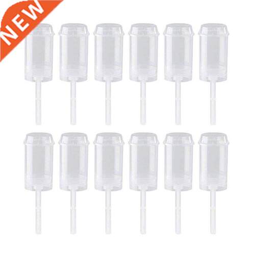 12 PCS Cake Pusher Pushable Plastic Clear Push Holder Bake D