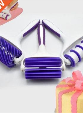 Cake Fondant Strip Ribbon Cutter Lattice Embosser Dough