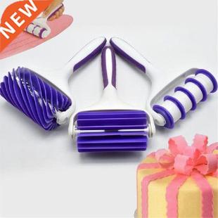 Cake Fondant Strip Ribbon Cutter Lattice Embosser Dough
