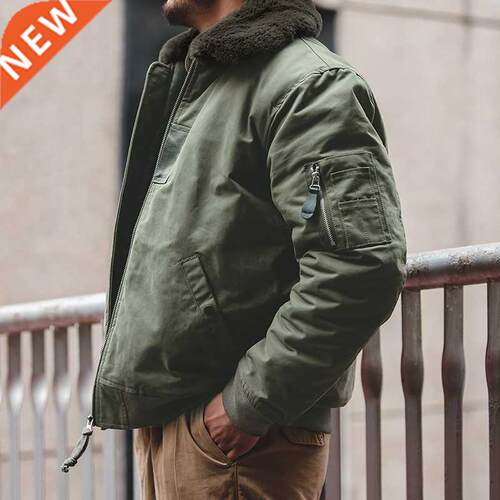 Maden Wnter B15 Jackets Men Amercan Retro Bomber Ar Force