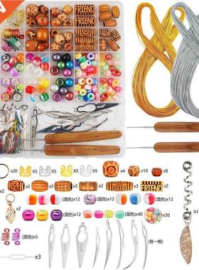 African Hair Rings Beads Cuffs Tubes Hair Braids Accessories