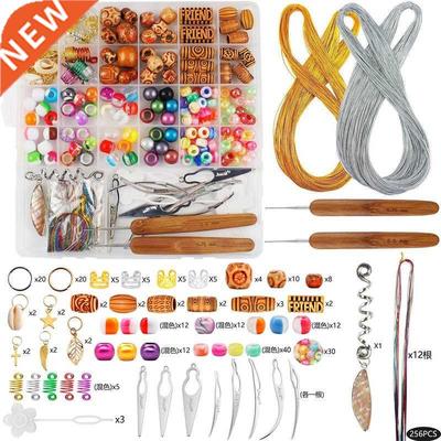 African Hair Rings Beads Cuffs Tubes Hair Braids Accessories