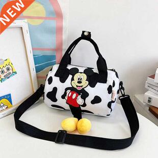 2021 New Shoulder Bags Cartoons Mickey Mouse Nylon Bag Wome
