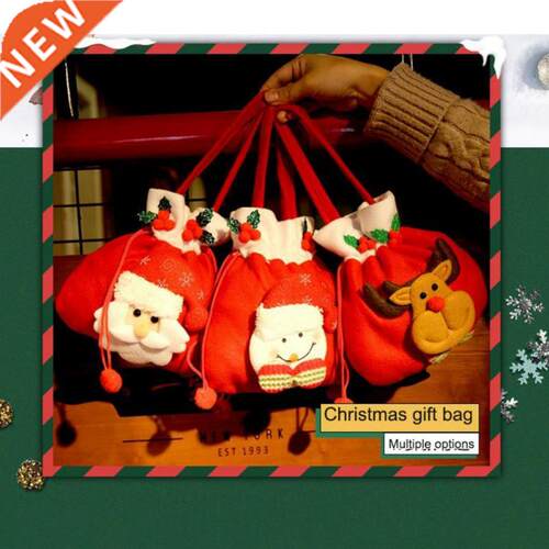 Christmas Candy Bags Cloth Hand-held Fashion Christmas Gift
