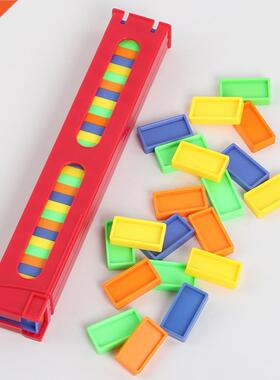 80pcs Dominoes Bricks Electric Train Model Toy Accessories B