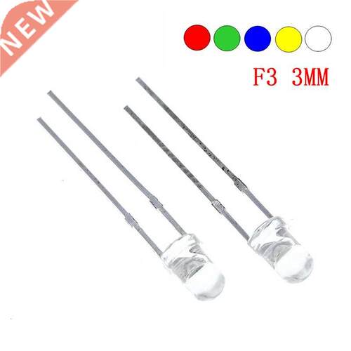 5Colors x20pcs =100pcs F Ultra Bright MM Round Water Clear