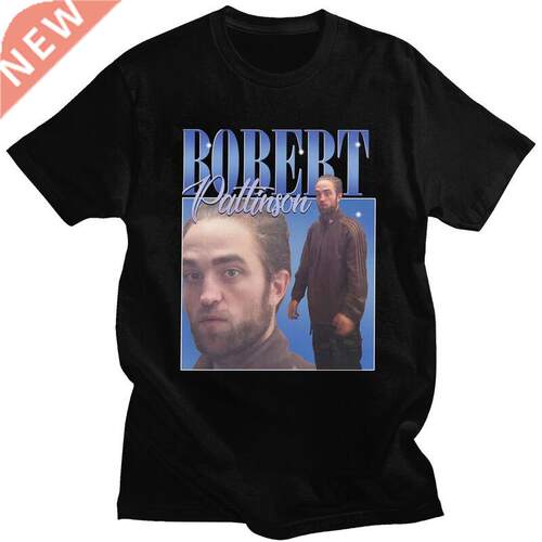 Funny Robert Pattinson Standing Meme T Shirt Men Pre-shrunk