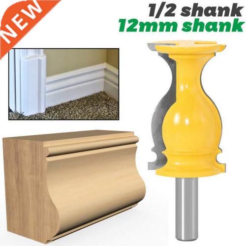 1PC 12mm 1/2 Shank S type Handle Line Handrail Router Bit Wo