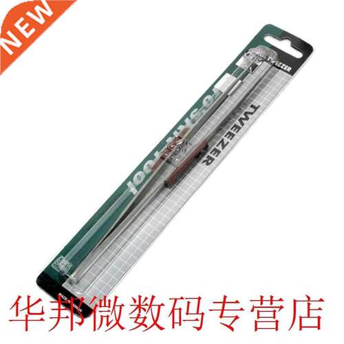 1PK-119T Straight Tip Tweezers Fiber Grip Jewelry Soldering