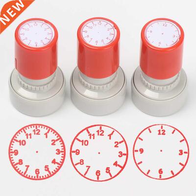 1PC Clock Stamp Teaching Tools for Kids Learning on Watch Mu