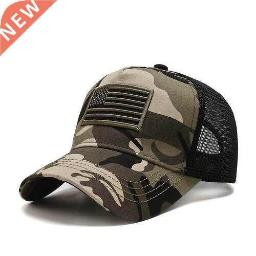 New Men Mesh Baseball Cap Men Women Tactical Army Military D