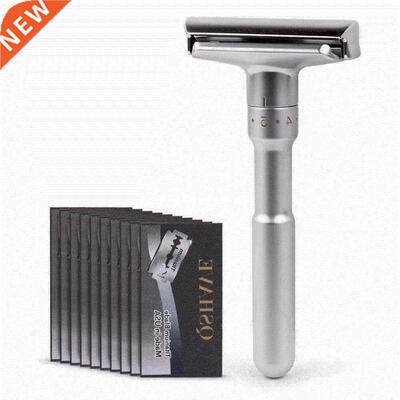 qshave adjustable safety razor double edge classic safety ra