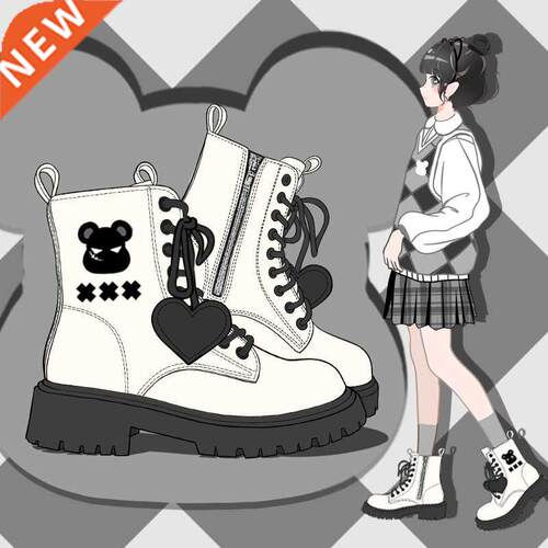 Amy and Michael 2021 Women's Autumn Boots for Girls Female S