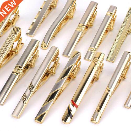 Goldren Tie Clip For Men Classic Meter Tie Clips Alloy Tie B