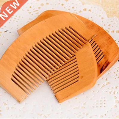 Hir Brush Pech Wood Combs Sttic Nturl Mssge Hirbrush