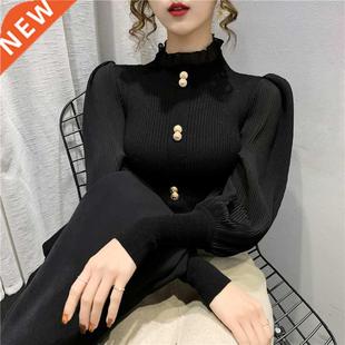 Cardigan Sweater Women's Autumn Winter Casual Vintage V Neck