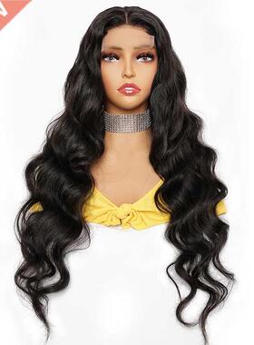 1*4 Lace Frontal Wigs Body Wave Remy Peruvian Human Hair Wi