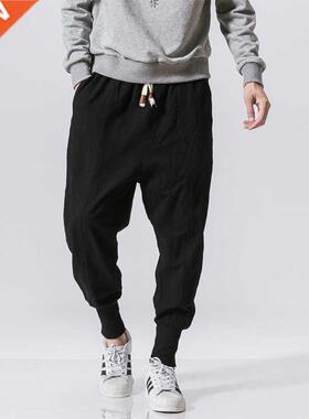 2022 Spring casual pants men sreetwear cotton joggers men ha