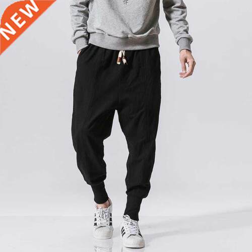 2022 Spring casual pants men sreetwear cotton joggers men ha