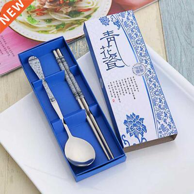 Dnnerware Set Gft Stanless Steel Rustproof Campng Easy