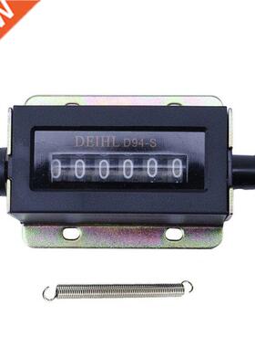 D94-S 0-999999 6 Digit Resettable Mechanical Pulling Count C