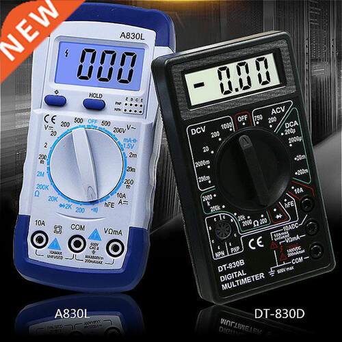 A830L DT-830B Digital Multimeter LCD AC DC Voltage Diode Fre