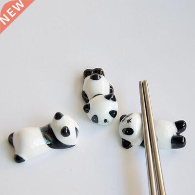 Hot New Cute Cartoon Panda Ceramic Chopsticks Holder Chopsti