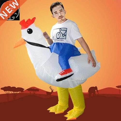 Christmas white chicken inflatable clothing party clothes ca