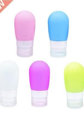 1Pc 8ml 60ml 80ml Portable Silicone Refillable Bottle Empty