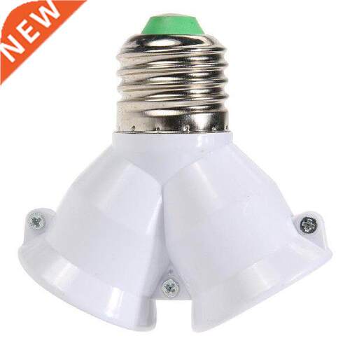 2 In 1 Double E27 Socket Base Extender Splitter Converter