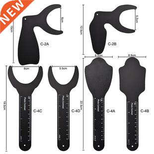 6 pcs Dental Orthodontic Black Background Board Photo Image