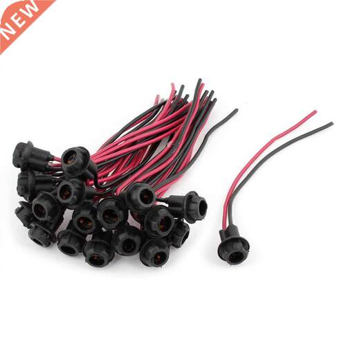 20 Pcs Car Truck T10 W5W 194 LED Light Bulb Socket Prewired