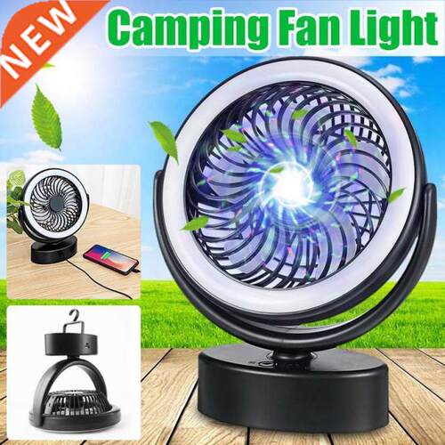 NEW 30 LED Camping Fan Multifunction Lighting Electric Fan H