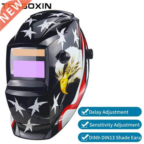 battery/Solar Power Auto Darkening TIG MIG MMA MAG KR KC El