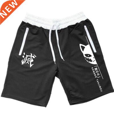 New Anime Demon Joggers Pants Men Shorts Tanjiro Kamado Cost