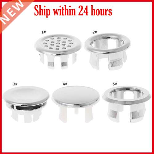 Bathroom Basin Sink Overflow Ring Six-foot Round Insert Chro
