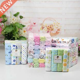 76*76 4Pcs/Lot Muslin Cotton Flannel Baby Swaddles Soft Newb