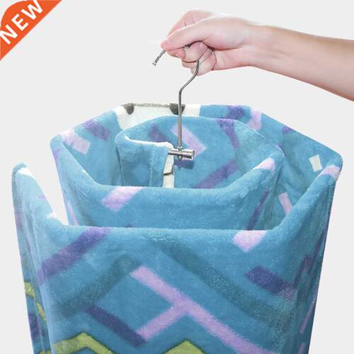 Spiral Shaped Hanger Quilt Blanket Sheet Drain Rack Stainles
