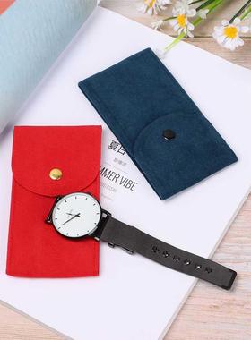 Flannelette Watch Storage Bag Portable Watch Protection Pouc