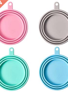 Pet Dog Silicone Canned Lid Reusable Can Cover Dog Food