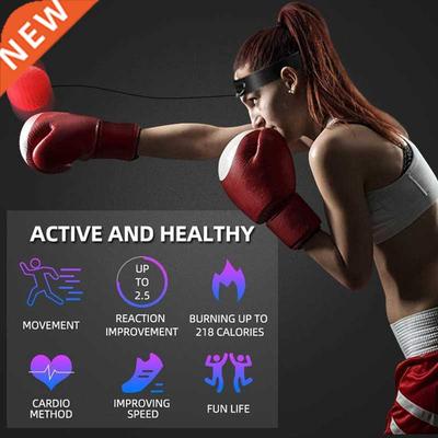 Boxing Reflex Ball Head Band Fighting Speed Training Punch B