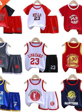 Boys Sports Basketball Clothes Suit Summer Children's Fashio