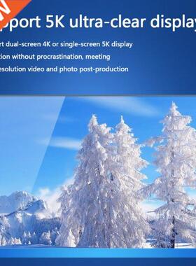 Thunderbolt 3 Cable 40Gbps Supports 100W Charging Safe Firep