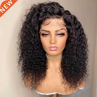 Deep Curly Lace Front Human Hair Wigs 13x6 Lace Frontal Wigs