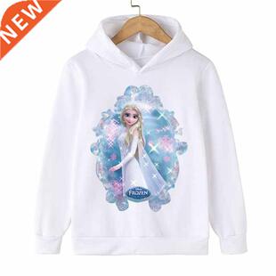 Kids Frozen Hooded Sweater Toddler Baby Boys Girls Clothes E