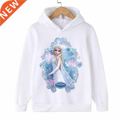 Kids Frozen Hooded Sweater Toddler Baby Boys Girls Clothes E