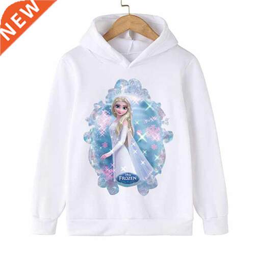 Kids Frozen Hooded Sweater Toddler Baby Boys Girls Clothes E